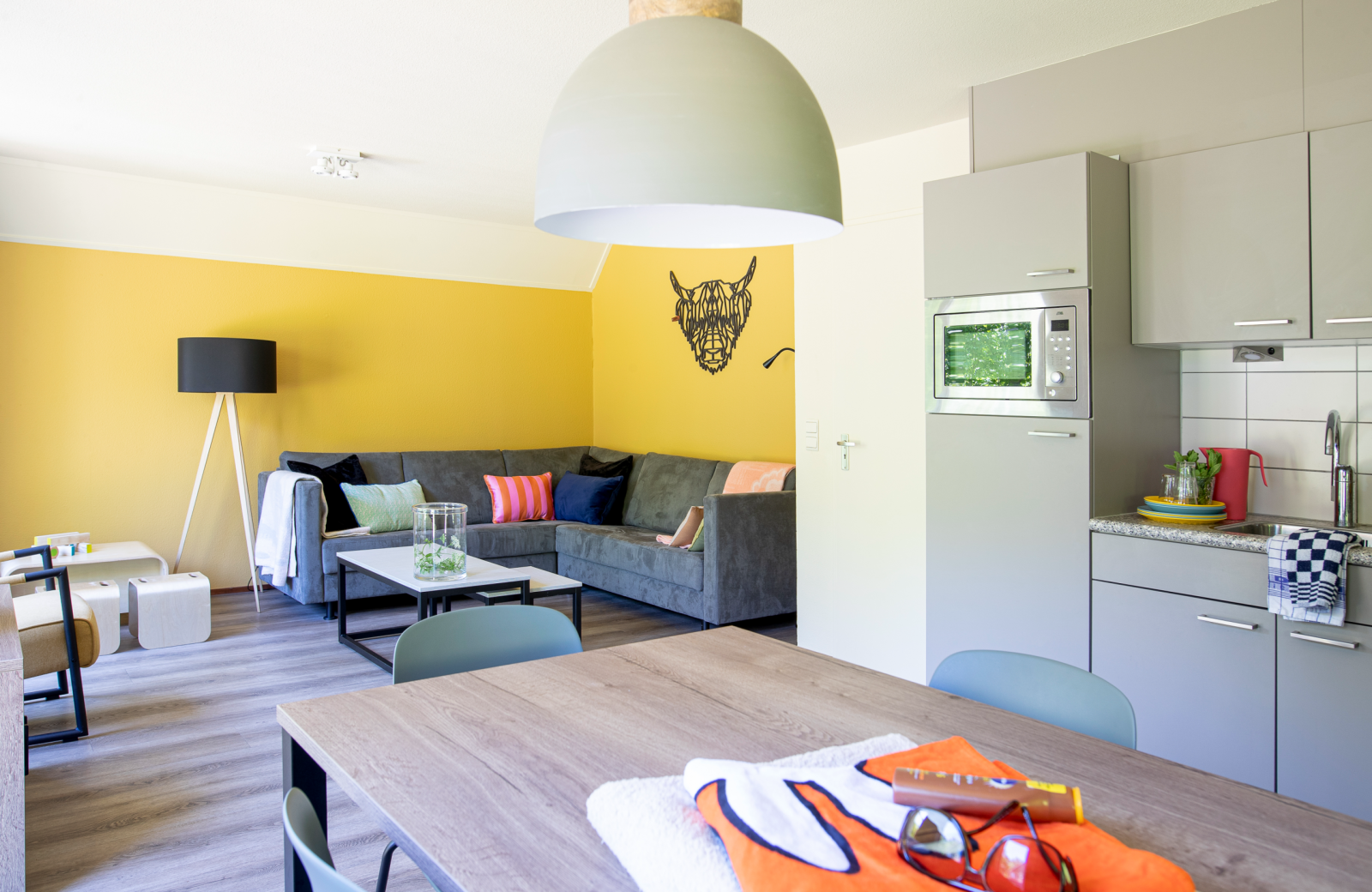 Kindervakantiehuis compleet verkleind