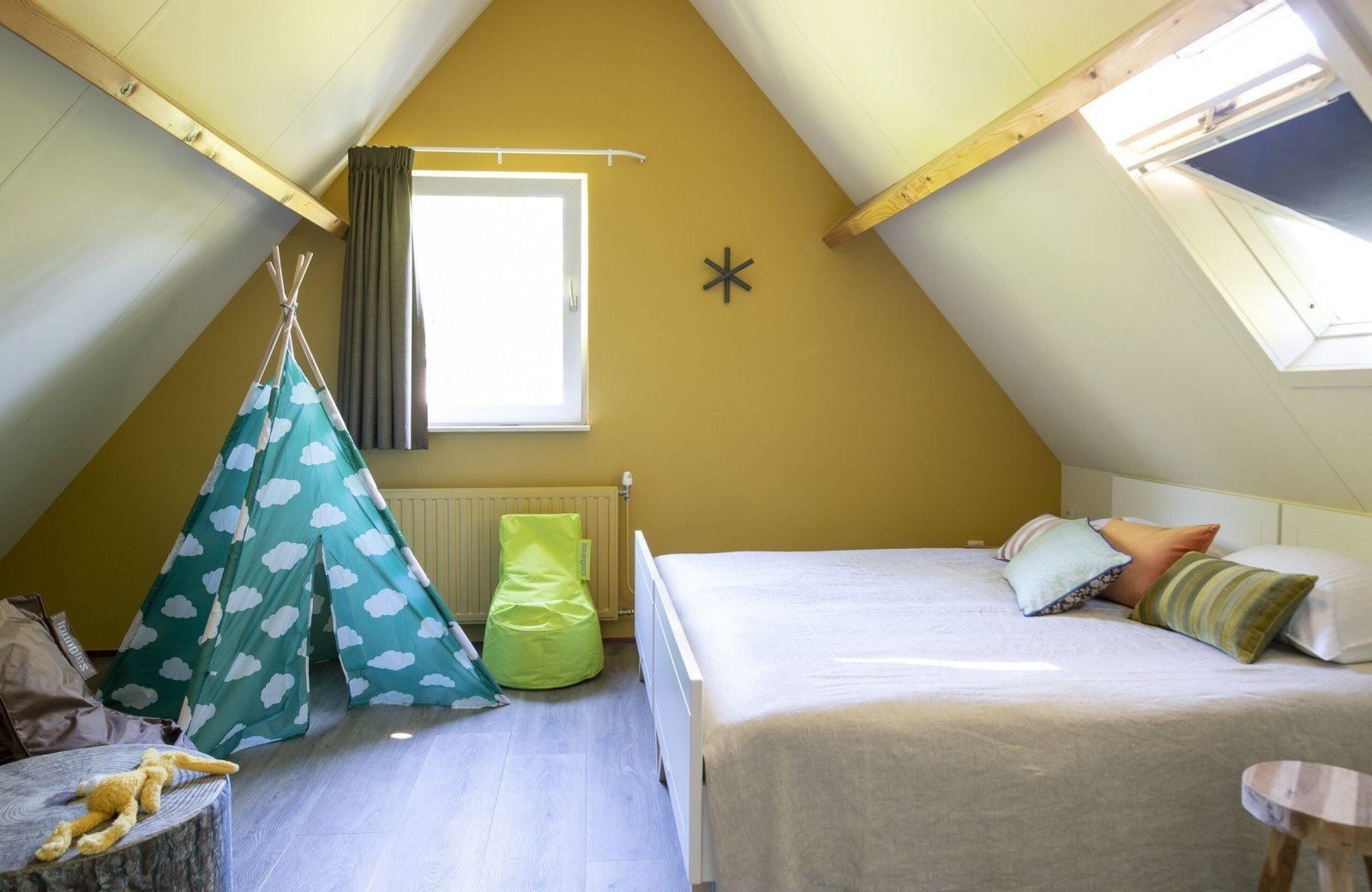 Kindervakantiehuis kinderslaapkamer