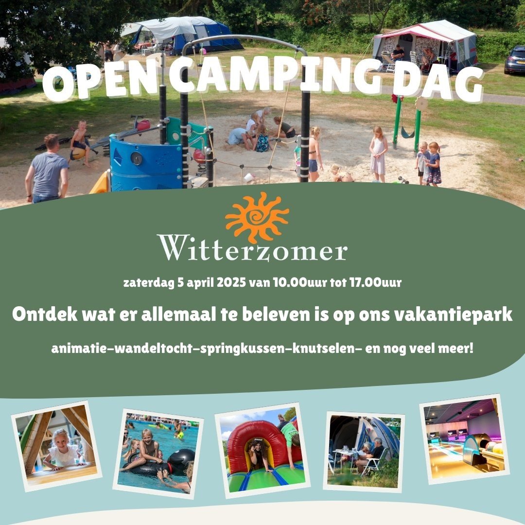 Open camping dag Witterzomer