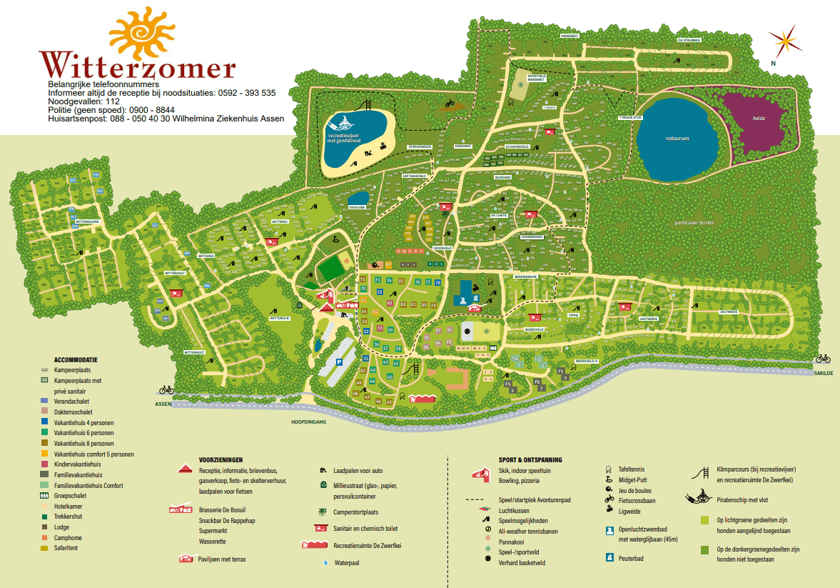 Plattegrond Witterzomer